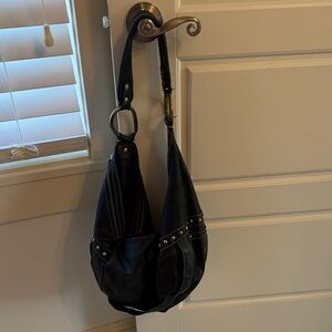 Kenneth Cole Black Hobo Bag
